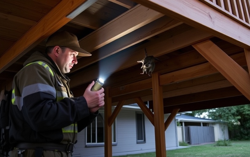 Under Deck Possum Removal in Boxhill